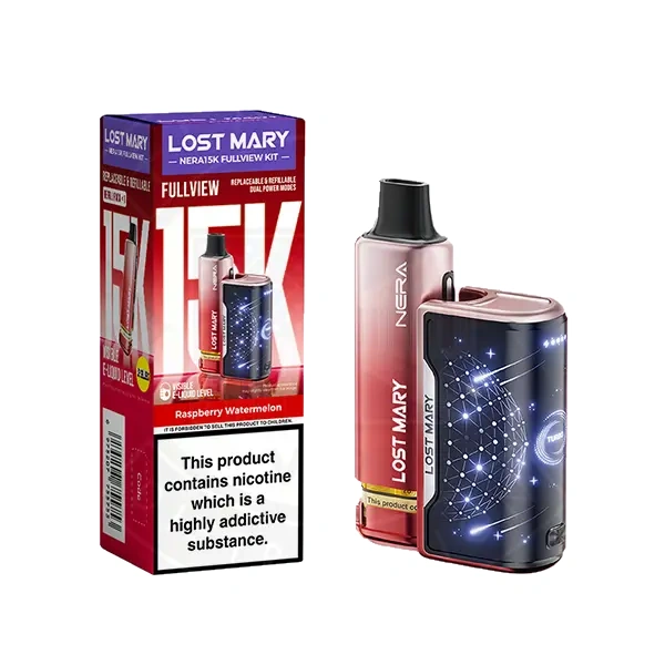 Raspberry Watermelon Lost Mary Nera 15K Prefilled Pod Kit